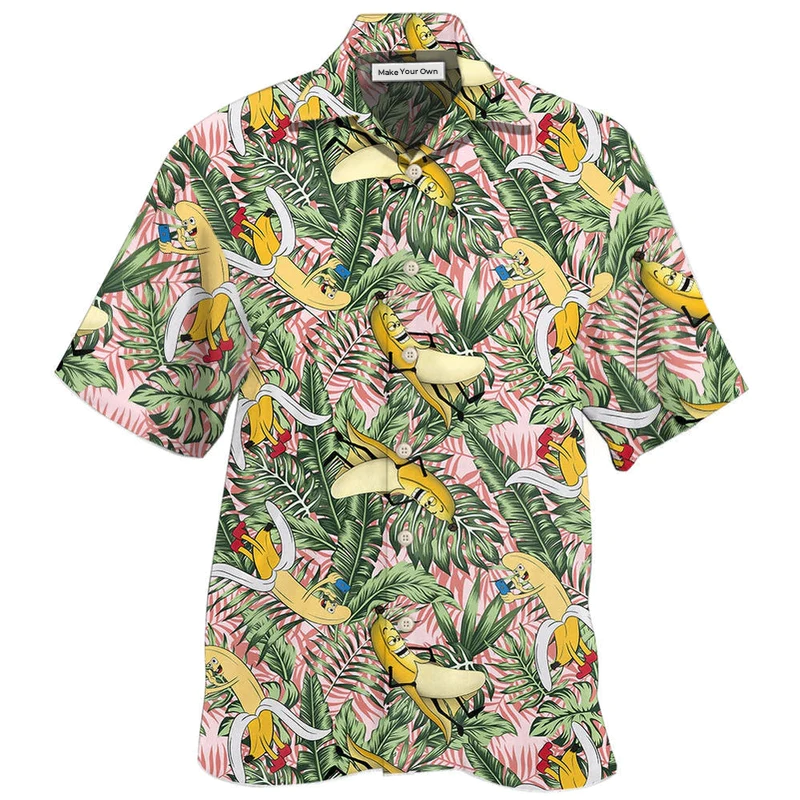 Fruit Banana Adult Humor Hawaiian Shirt For Summer Events And Casual Outdoor Wear