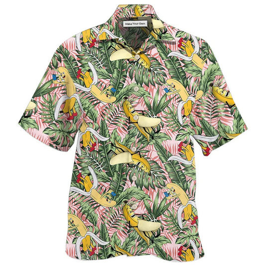 Fruit Banana Adult Humor Hawaiian Shirt For Summer Events And Casual Outdoor Wear