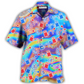 Gas Pump Oil Fuel Petrol Hawaiian Shirt Pattern Detail For Vacation Travel And Daily Wear