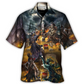 Skull Nautical Pirate Treasure Hunting Hawaiian Shirt Artwork View For Coastal Escapes And Resort Style