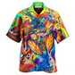 Colorful Rabbit Hawaiian Shirt For Beach Days Resort Trips And Relaxed Everyday Style