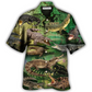 Crocodile Fall Hawaiian Shirt Design View For Casual Summer Styling