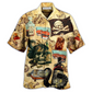 Skull Wine Hawaiian Shirt Artwork View For Coastal Escapes And Resort Style
