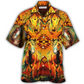 Bohemian Horse Peace Sunset Hawaiian Shirt For Coastal Adventures And Warm Weather Wear