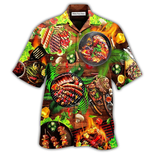 Food Fresh BBQ Hawaiian Shirt For Warm Weather Adventures And Everyday Comfort