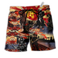 Samurai Beach Shorts For Holiday Cruises And Relaxed Casual Wear