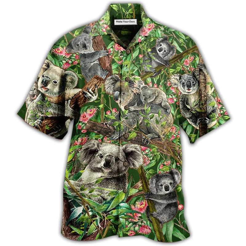 Christmas Koala Hawaiian Shirt For Beach Days Resort Trips And Relaxed Everyday Style