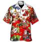 Christmas Santa Drunk Party Hawaiian Shirt For Coastal Adventures And Warm Weather Wear