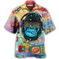 Music Notes Hawaiian Shirt For Resort Travel Summer Outings And Casual Gatherings