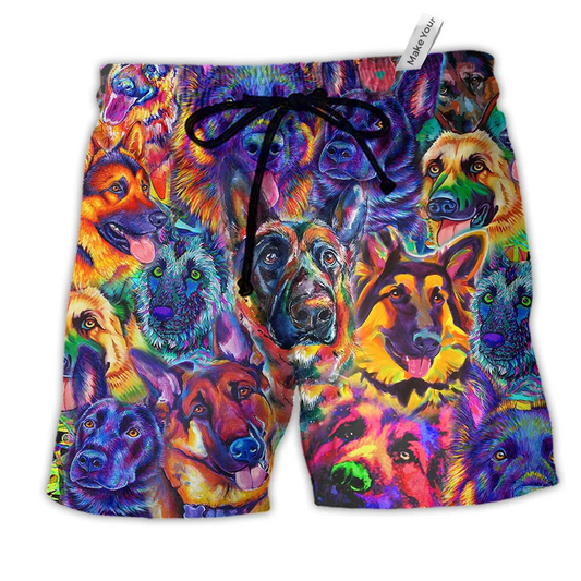 Shepherd Dog That's My Boy German Shepherd Beach Shorts For Wildlife Inspired Summer Style