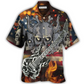 Guitar Independence Day American Hawaiian Shirt For Resort Getaways And Comfortable Summer Activities