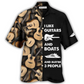 Guitar Boat Hawaiian Shirt For Summer Vacation And Beach Travel