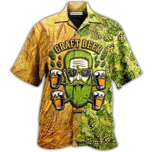 Beer Drink First Think Hawaiian Shirt For Poolside Relaxation And Sunny Getaways