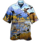 Funny Duck Island Hawaiian Shirt Artwork View For Weekend Travel And Beach Style
