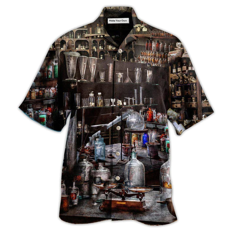 Chemistry Hawaiian Shirt For Beach Days Resort Trips And Relaxed Everyday Style