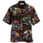 Truck Monster Lava Hawaiian Shirt For Coastal Adventures And Warm Weather Wear