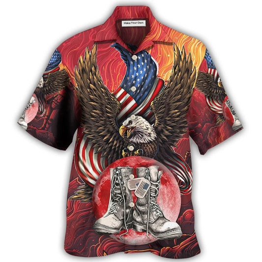 Veteran Boots Underestimate Hawaiian Shirt For Sunny Getaways, Weekend Travel, And Relaxed Everyday Styling