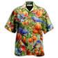 Blue Robin Bird Hawaiian Shirt For Island Trips Summer Gatherings And Comfortable Daily Wear