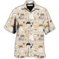 Dog Pekingese Coffee Hawaiian Shirt Pattern View For Lightweight Everyday Style
