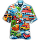 Truck Food Hawaiian Shirt Artwork View For Coastal Escapes And Resort Style