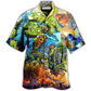 Green Planet Earth Hawaiian Shirt For Beach Days Resort Trips And Relaxed Everyday Style