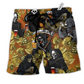 Beer Relax I Am Just Here For The Beer Hawaiian Beach Shorts For Weekend Getaways And Comfort