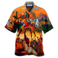 Camel Hawaiian Shirt For Vacation Getaways Resort Wear And Casual Celebrations