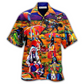 Traditional Heritage Portrait Red Hawaiian Shirt Print Closeup For Tropical Vacations