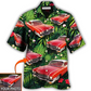 Classic Tropical Floral Car Eldorado Custom Photo Hawaiian Shirt For Resort Getaways And Comfortable Summer Activities