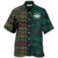 Tropical Broomball Leaf Hawaiian Shirt Design Detail For Beach Days And Holiday Travel