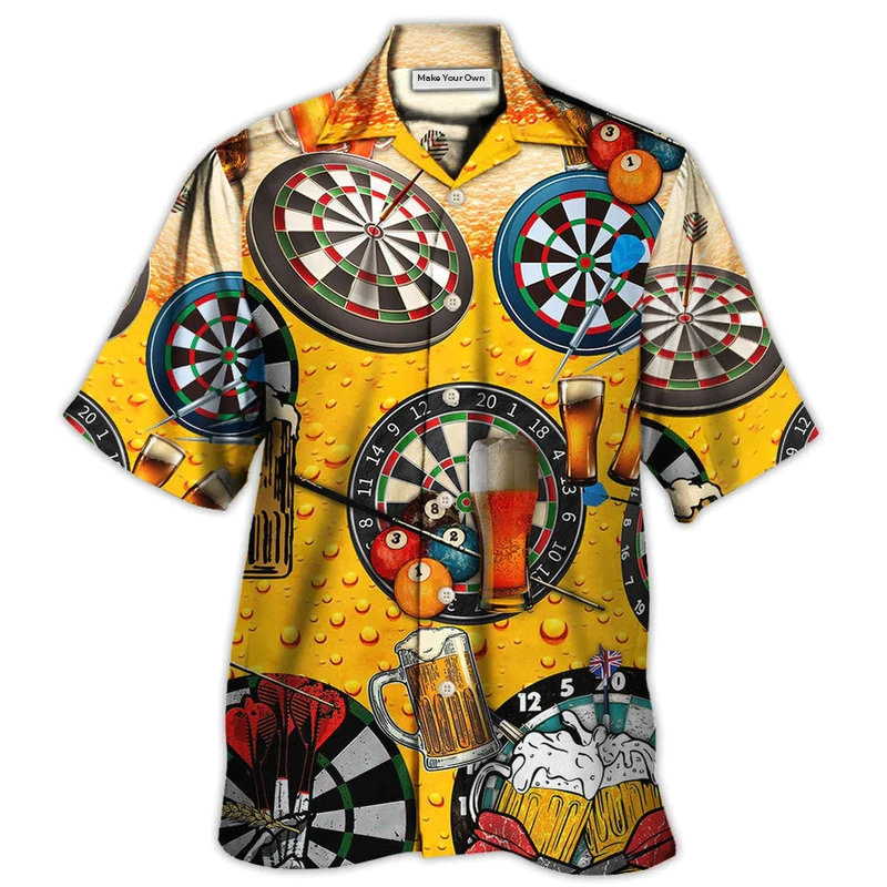 Dart Beer Hawaiian Shirt For Beach Parties And Weekend Getaways