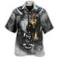 Wolf Quitting Hawaiian Shirt Pattern View For Lightweight Everyday Style