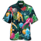 Tropical Colorful Bocce Ball Games Hawaiian Shirt Artwork Detail For Tropical Trips And Casual Outings