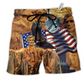 America Land Of The Hawaiian Print Beach Shorts For Warm Weather Holiday Style