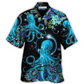Floral Octopus Beauttiful Day Hawaiian Shirt For Coastal Adventures And Warm Weather Wear