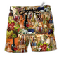 Wine I Don't Give A Sip Colors Hawaiian Print Beach Shorts For Sunny Outdoor Celebrations