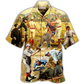 Vintage Baseball Hit Run Fast Turn Left Hawaiian Shirt For Summer Events And Casual Outdoor Wear