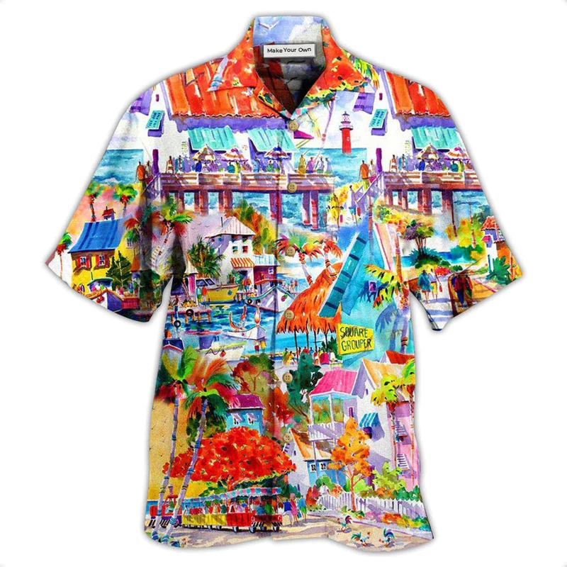 Holiday Summer Vacation Beach Hawaiian Shirt For Warm Weather Adventures And Everyday Comfort