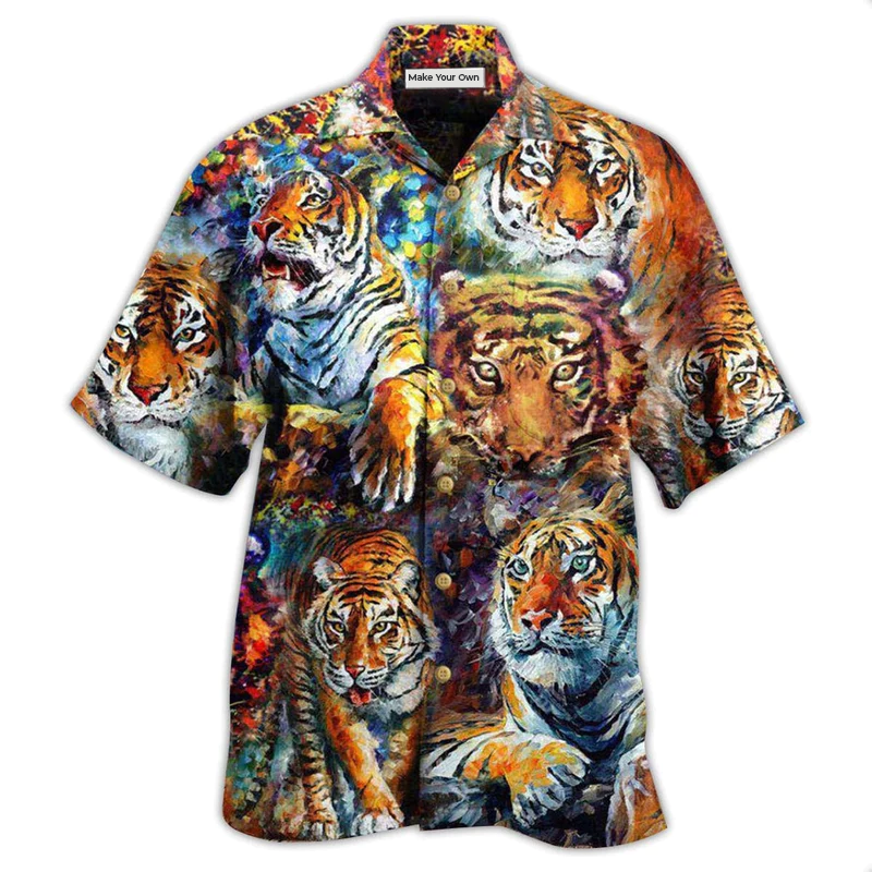 Tiger Eyes Hawaiian Shirt For Warm Weather Adventures And Everyday Comfort
