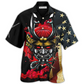 Samurai American Independence Day Hawaiian Shirt Design Detail For Beach Days And Holiday Travel