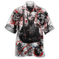 Viking Warrior Hawaiian Shirt For Tropical Holiday Resort Parties And Everyday Style