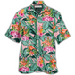 Colorful Tropical Flamingo Leaf Hawaiian Shirt For Warm Weather Adventures And Everyday Comfort
