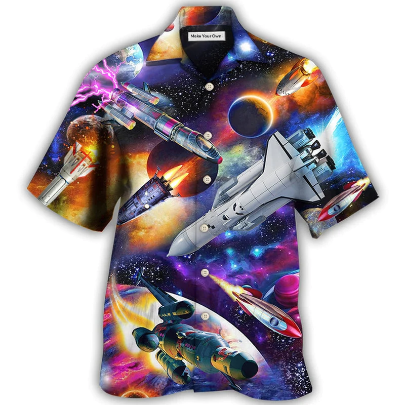 Rocket Stunning Hawaiian Shirt For Beach Parties And Weekend Getaways