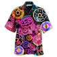 Food Donut Vibe Stunning Hawaiian Shirt Artwork View For Coastal Escapes And Resort Style