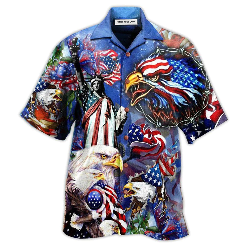 American Heat Beats True Country Patriotism Hawaiian Shirt For Poolside Relaxation And Sunny Getaways