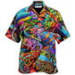 Chameleon Animals Looks Hawaiian Shirt For Vacation Days And Relaxed Coastal Outings