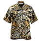 Bohemian Vintage American Hawaiian Shirt Design View For Casual Summer Styling