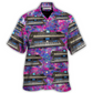 Korg Keyboards Hawaiian Shirt For Summer Vacation, Beach Travel, And Relaxed Casual Everyday Wear