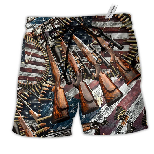 Freedom Make No Mistake About It's American Beach Shorts For Outdoor Gatherings And Comfort
