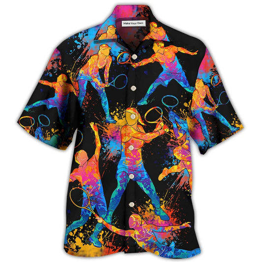 Racquetball Hawaiian Shirt For Summer Events And Casual Outdoor Wear